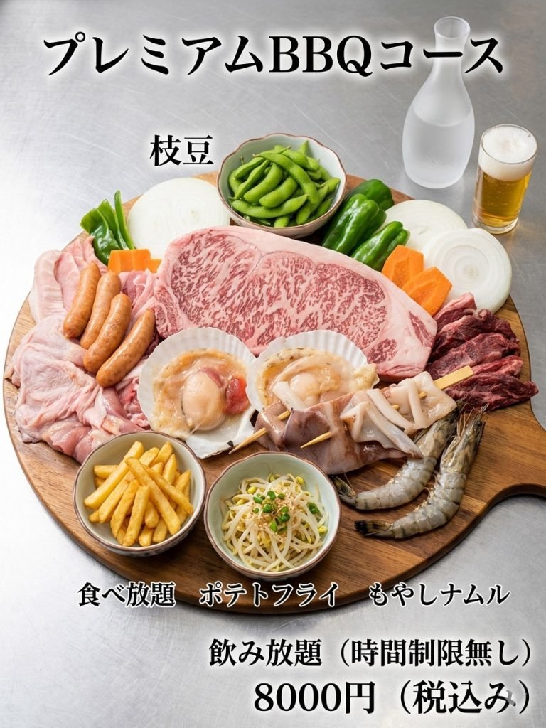 プレミアムBBQコース